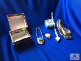 LOT OF MISC ITEMS: WATCHES, JEWELRY, ETC.