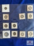 DIME COLLECTION (INCL (1) 1980 SEATED LIBERTY, (22) BARBER DIMES, (2) ROOSEVELTS DIMES)