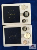 TWO SILVER BICENTENNIAL PROOF SETS