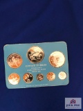1975 COINAGE OF BELIZE STERLING SILVER PROOF SET