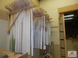 1 lot of drying rack legs with wall mount