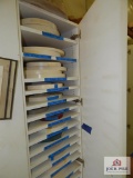 Cabinet section full of veneer edge banding