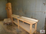 Dock cart, shop cabinet, and shop table