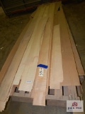 Large pallet of veneer strips and sheets
