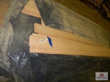 Large pallet of veneer strips and sheets