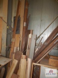 1 lot of hardwood slabs including walnut and cherry