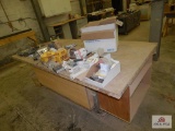 One lot to include: NIB saw blades, corner suction cups, casters, etc.