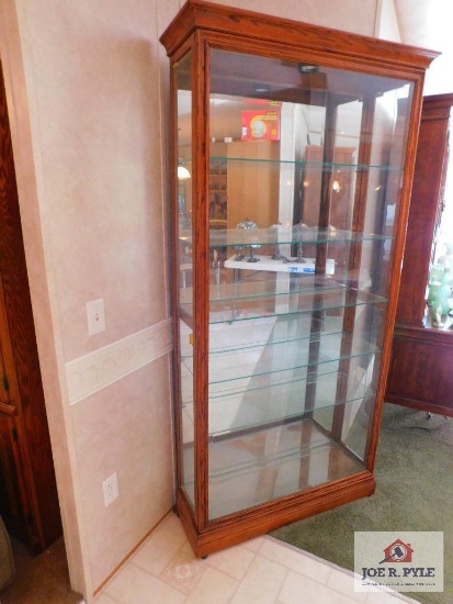 Lighted Glass Curio (Side Doors) 6ft8" x 3ft x 12"