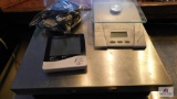 Electric scales and digital thermometer
