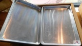 1/4 size alum sheet pans and crate