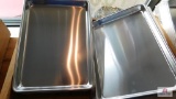 1/4 size alum sheet pans and crate