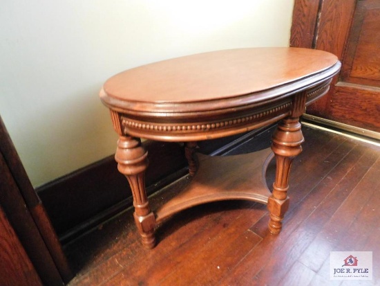 Small oval occasional table