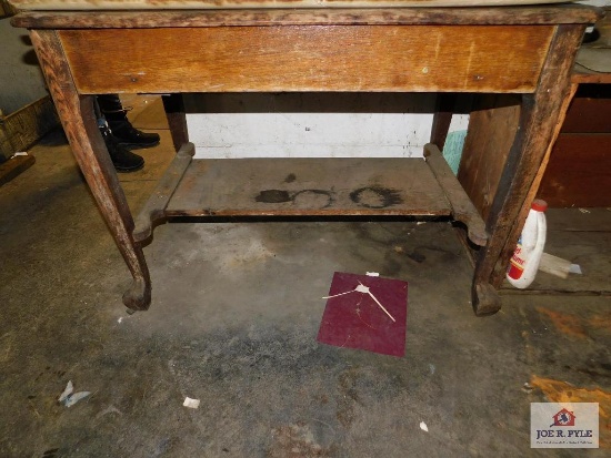 Antique oak table