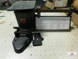 Trailer air mail scale and Marvel hole punch