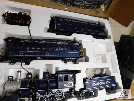 Royal Blue 'G' Scale in box train set