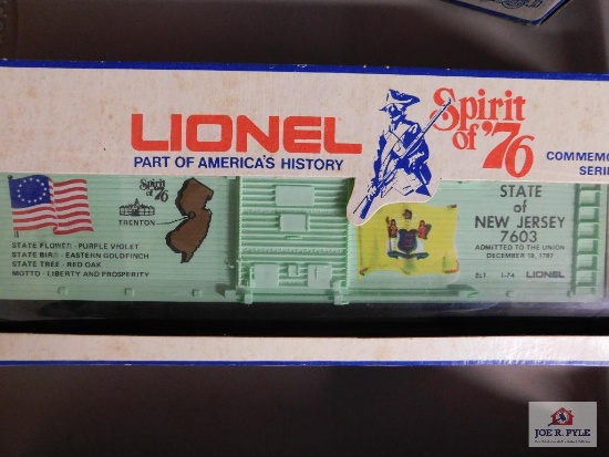 Lionel Spirit of "76" N. Jersey Box Car 6-7607