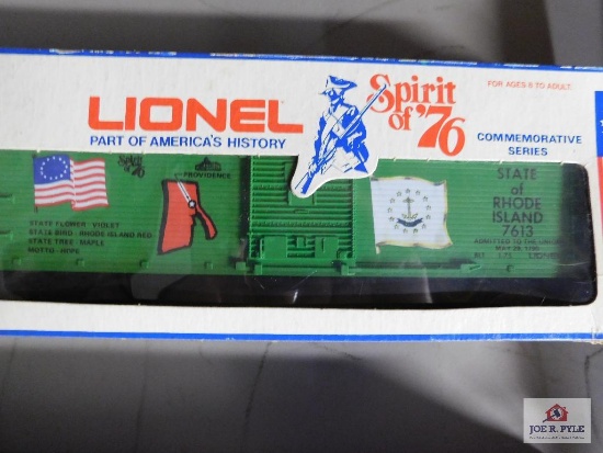 Lionel Spirit of "76" Rhode Island Box Car 6-7613