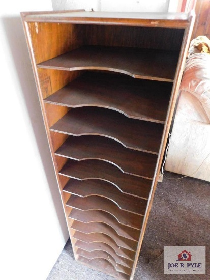 50"x14" wood file cabinet
