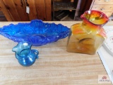 Blenko and Jeanette glass pieces