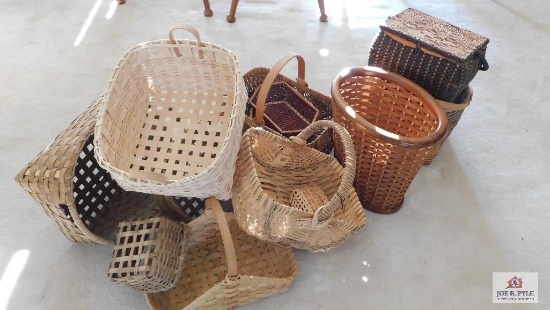 Group of Handmade Baskets