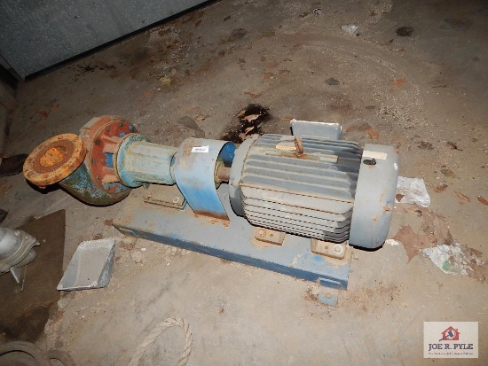 25hp electric motor w/ pump