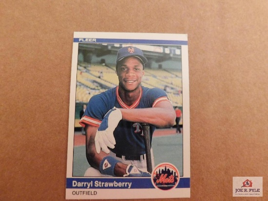 1984 Fleer Darryl Strawberry Rookie Card