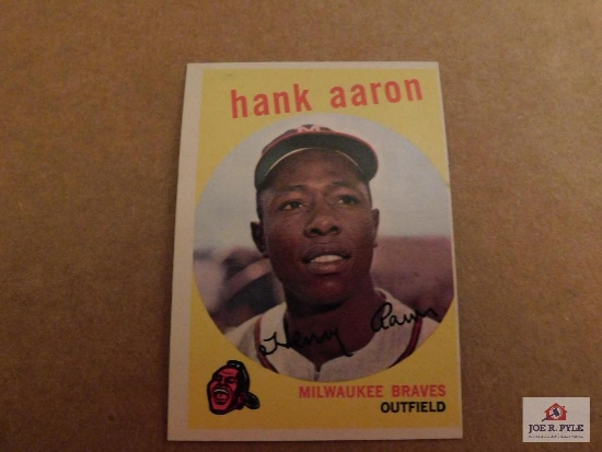 1959 Topps Hank Aaron Card