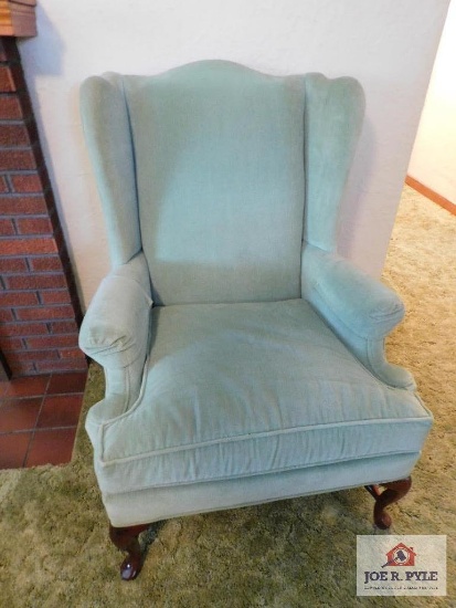 Queen Anne Wing Back Chair