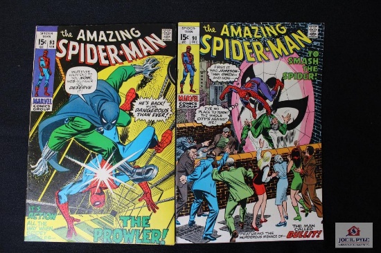 Amazing Spider-Man (1963 1st Series) Issues 91 & 93