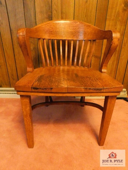 Oak office chair