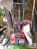 Collection of tools-Toro paver curve 1800, Shovels, Gas Cans