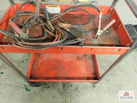 Shop cart and jumper cables