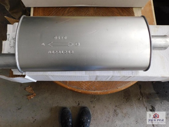 Universal muffler tube and baffle design 4 1/4 x 8 3/4