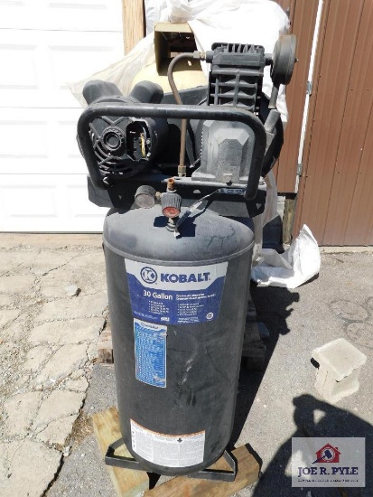 Kobalt 30gal cast iron compressor