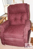 Maroon recliner