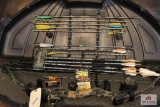 Reflex Extreme bow with case arrows, broad heads, wrist release