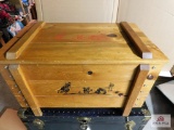 1950's wood toy box