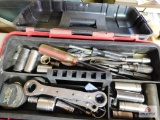 Craftsman tool box and assorted tools