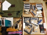 Knives, NWTF bag, binoculars