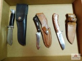 Knives w/cases