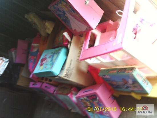 Lot of barbie items