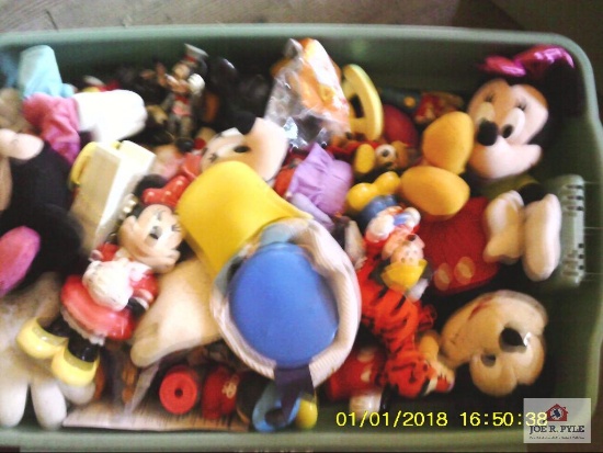 2 boxes of Mickey Mouse items