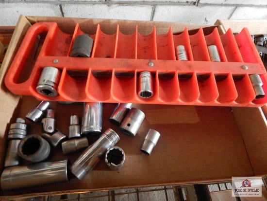 1 lot of miscellaneous 1/2 inch sockets