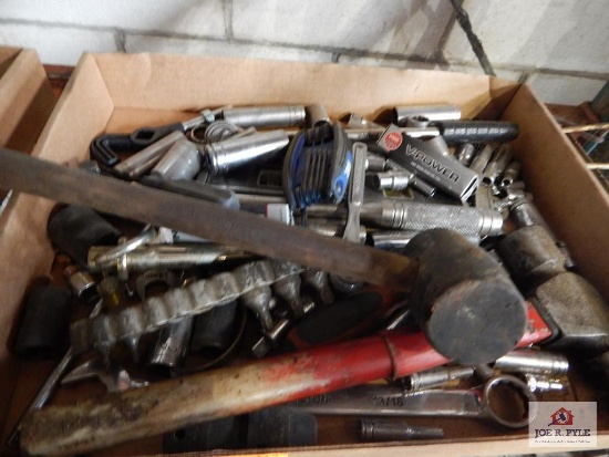 1 lot of socket ratchets wrenches ,etc.