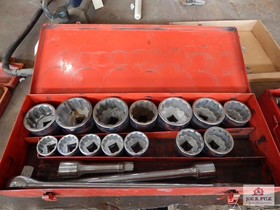 1 inch socket set from 3 1/8 to 5/8