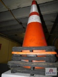 One Lot of Safety Caution Cones