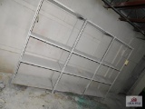 (3) Metal Wall Shelving Units