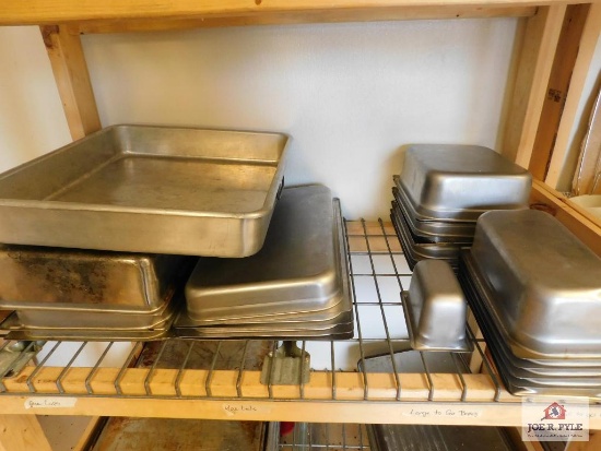 Stainless Steel Pans and Chaffers and Baking Pan 20x22x3