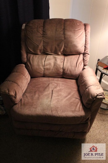 Brown recliner