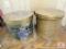 2 vintage cheese boxes